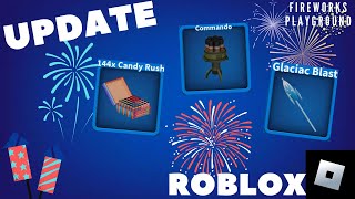 8 new fireworks in Roblox Fireworks Playground!