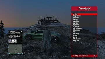 GTA5 Mod Menu [1.26/1.27] BEST Insane SPRX Serendipity Main 4.4 + Download