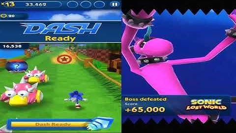 Cool FullScreen Reverse Android Gameplay HD - Sonic Dash (Boss Defeated - New Level).