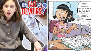 Story Tas Fait Tes Devoirs ? Court-Métrage Kalys Et Athéna Bande Dessinée