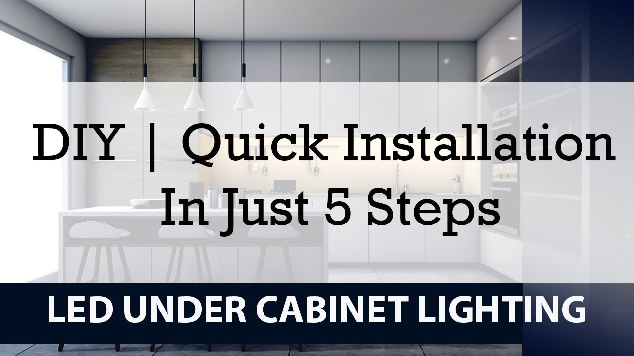 Installing Led Lights Under Kitchen