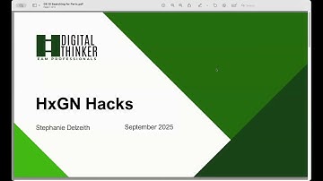 HxGN Hacks | Searching For Parts