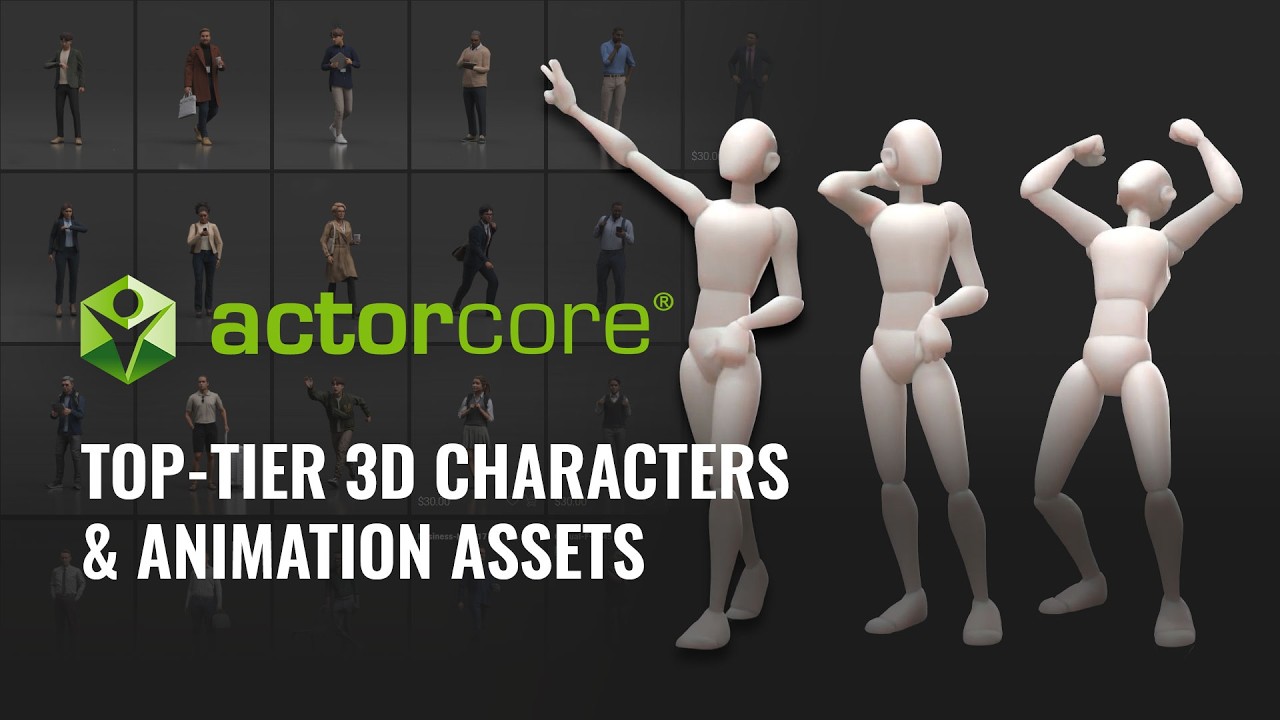 Character Premium ActorCore - World’s Premium Selection of 3D Motions and Rigged ...