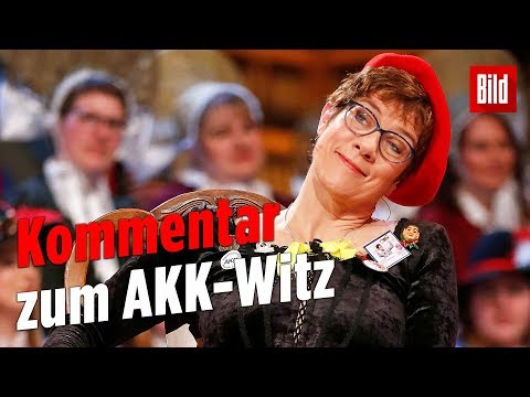 AKK-Witz über Intersexuellen-Toiletten – Der Kommentar