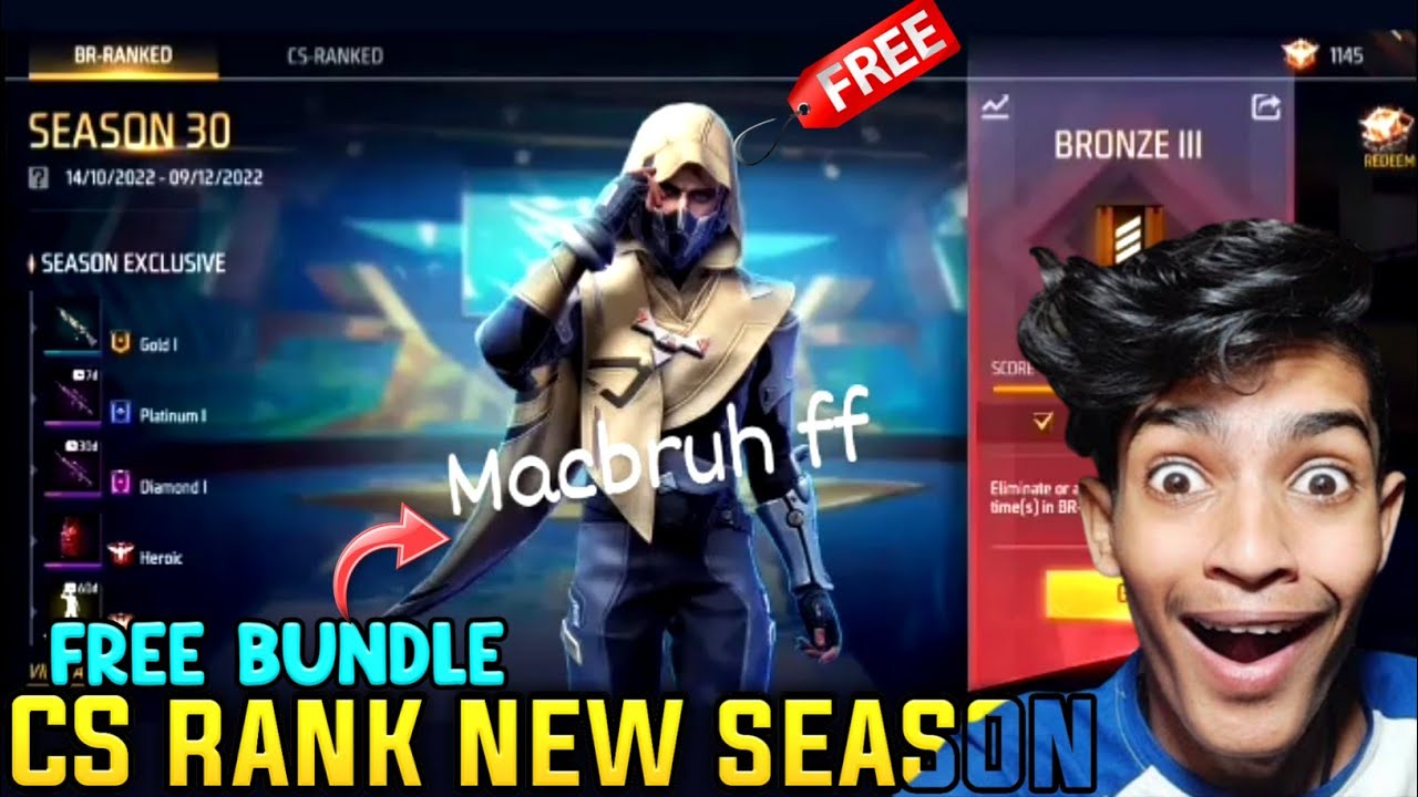 CS rank next season ( free bundle) CS rank season 30