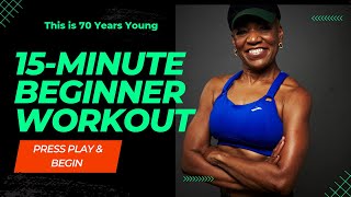 15-Minute Beginner Workout #fitnessatanyage @paulineadeleke @agelessfitness.me screenshot 3