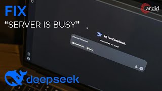 What to do to fix 'DeepSeek Server is Busy' error?