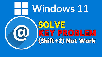 Fix Keyboard Symbols/Special Characters (@,") (Shift+2) Not Working On Windows 11