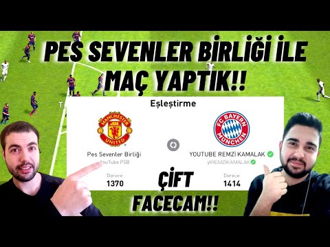 PES SEVENLER BİRLİĞİ İLE MAÇ YAPTIK!! ÇİFT FACECAM!! PES 2021 MOBILE