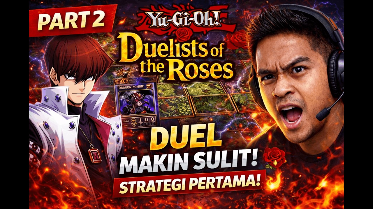 PART 2 – Duel Mulai Sulit! Belajar Strategi Terrain | Yu-Gi-Oh The Duelists of the Roses 🌹🔥