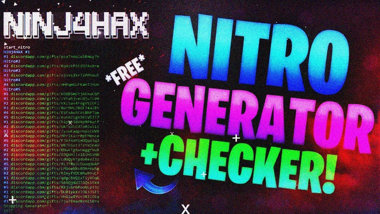 Discord Nitro Generator Download 2021 / Free NitroGen - YouTube