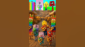 Blockie 72 X Alphabet 72 X Lego X Number Block 1 Are Playing With Guitar #sprunki