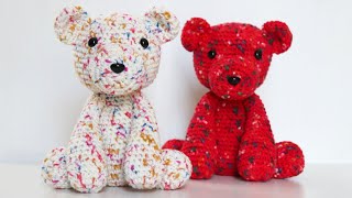 How to Stitch Together the Crochet Speckle Bear