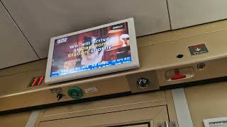 ktx-산천 서울행 106열차+244열차 대전역 도착안내방송 영상