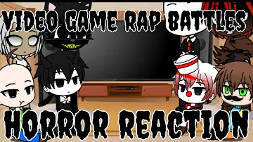 Horror characters react to video game rap battles