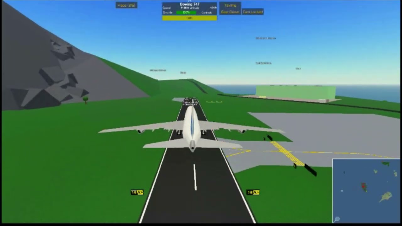 Boeing 747 short runway takeoff in PTFS