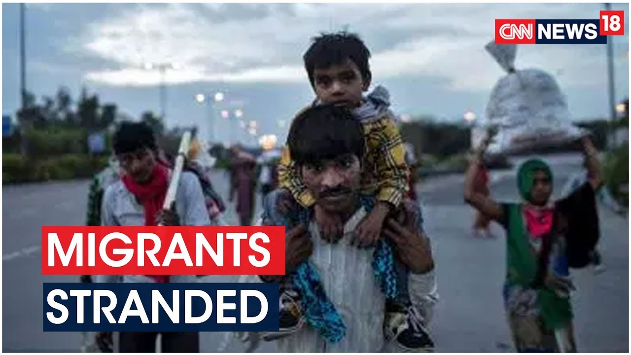Stranded Migrant Labourers Forced To Walk Miles To Get Home Amidst ...
