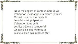 Céline Dion - L' Abandon Lyrics