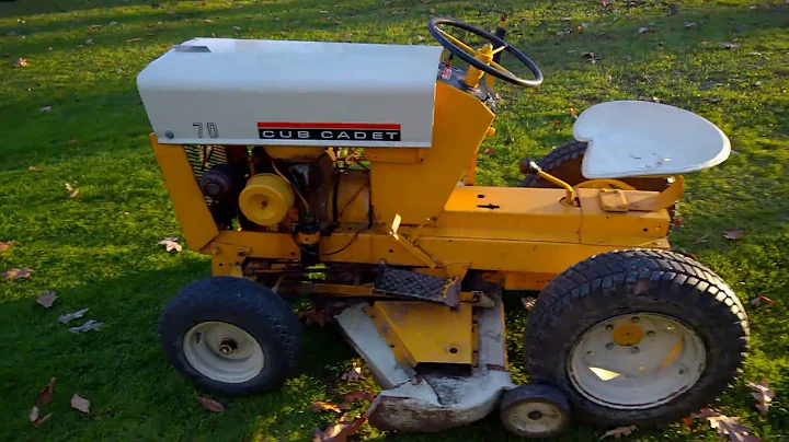 Cub Cadet 70 Back up and running!
