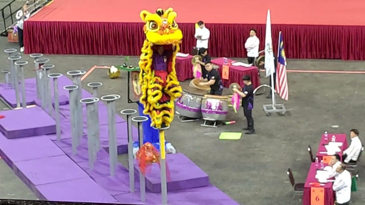 2026年1月31日星期六紅磡體育館夜光龍醒獅錦標賽〈九〉馬來西亞全國龍獅總會 - 馬來西亞布特拉再也光藝醒獅團隊