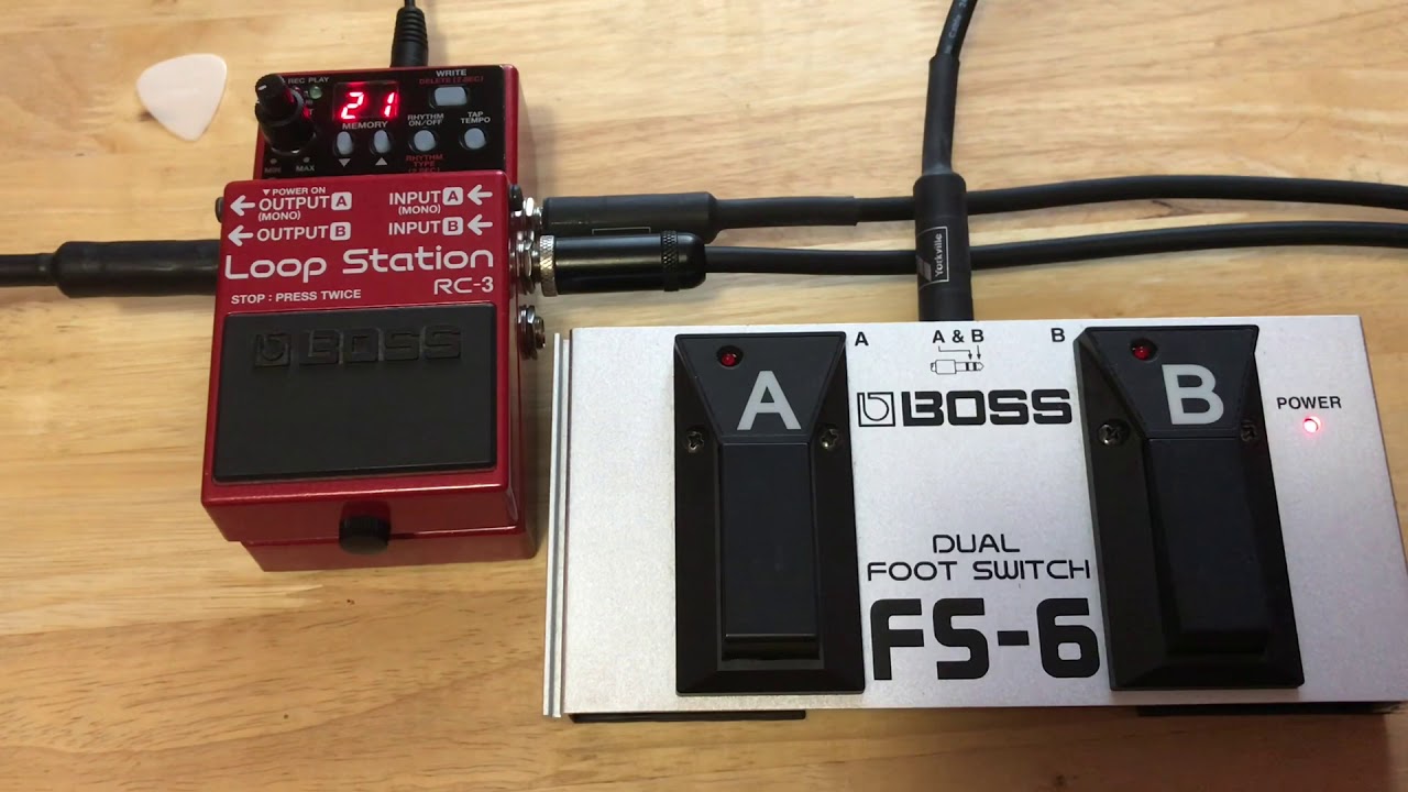 BOSS LOOP Station RC-3 FS-6