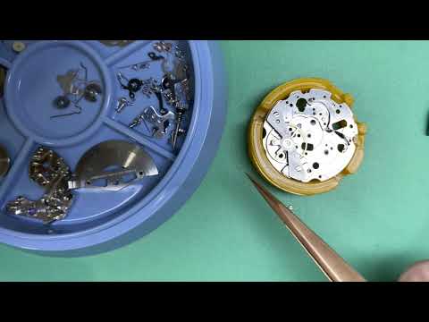 Seiko 6139 6005 Blue Pogue Service Procedure Part 2 Assembly Lubrication