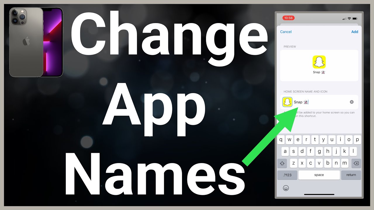 How To Change App Names On IPhone YouTube