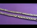How the silver figaro chain is made | figaro chain | how to make silver curb chain | 4K video