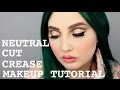 Brown Cut Crease Eyeshadow Tutorial / Jordan Hanz