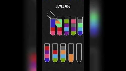 Water sort puzzle level 658