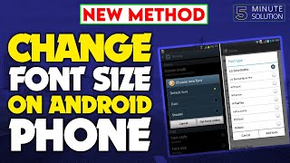 How to change font size on android phone 2024 screenshot 5