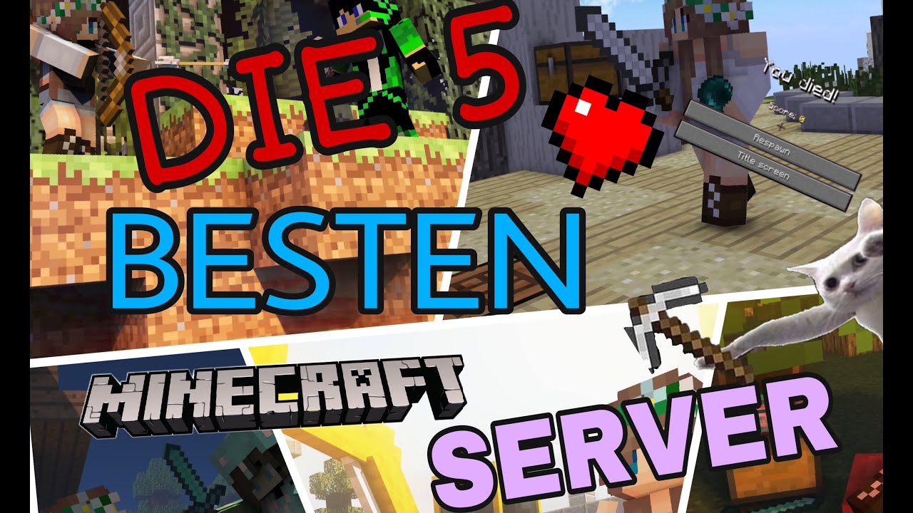 DIE 5 BESTEN MINECRAFT SERVER... - YouTube