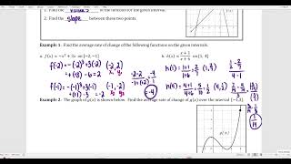 AP Precal: Notes 1/7