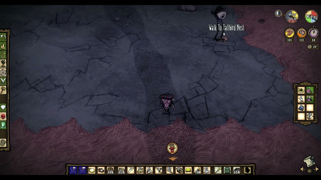 Tallbird hatching from egg