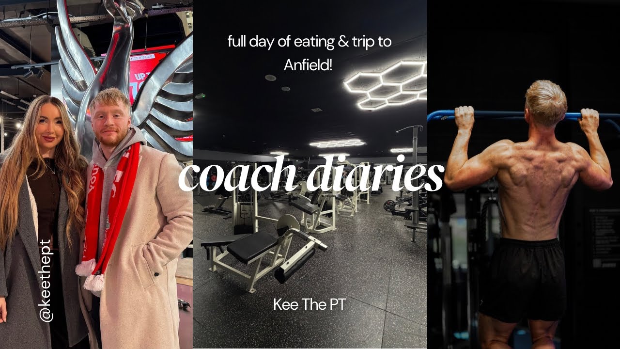 FULL DAY OF EATING | Training | Champions League at Anfield | Life of a Coach