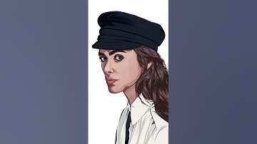 Vector Portrait in Adobe Illustrator 2023
