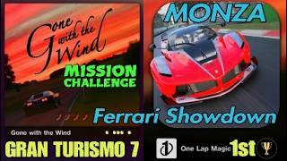 Gt7 Mission Challenge Gone With The Wind Ferrari Showdown At Monza - Update 170