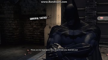 Batman Arkham Asylum challenge mode: Survival tactics