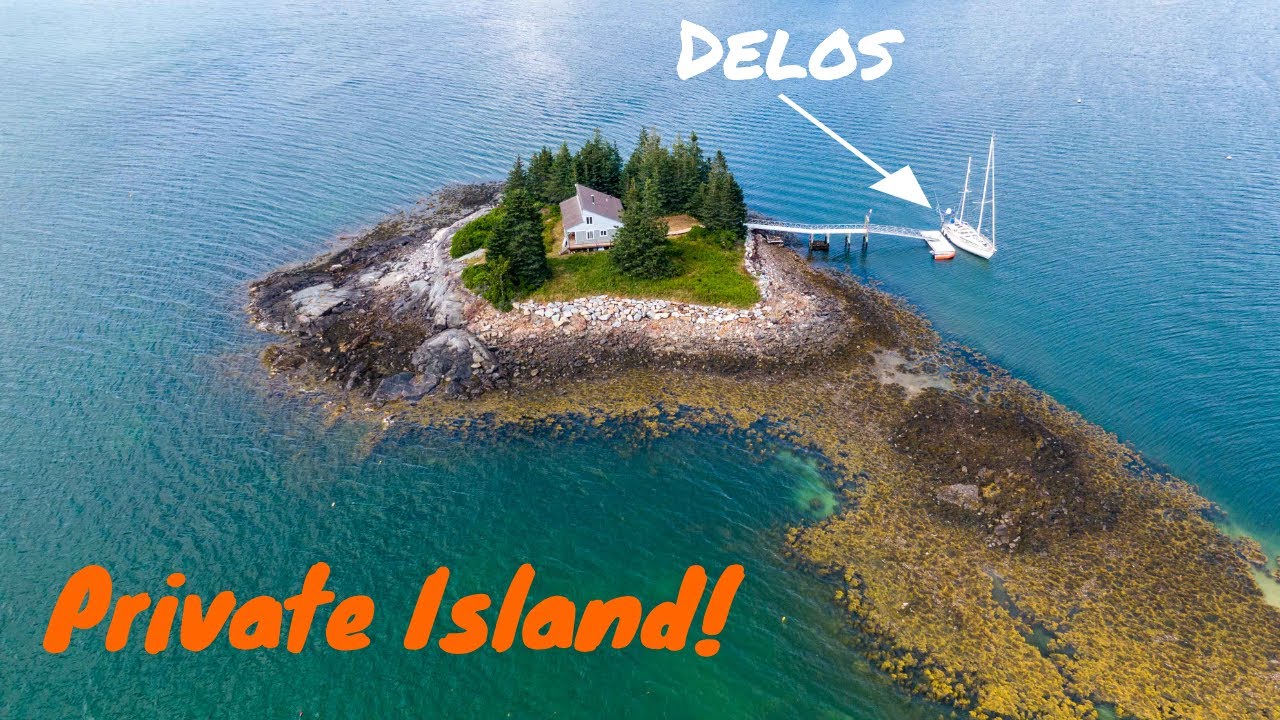 Our very own PRIVATE ISLAND in Maine!  Sailing Vessel Delos Ep. 295