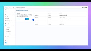 Getting started: Import your bank data