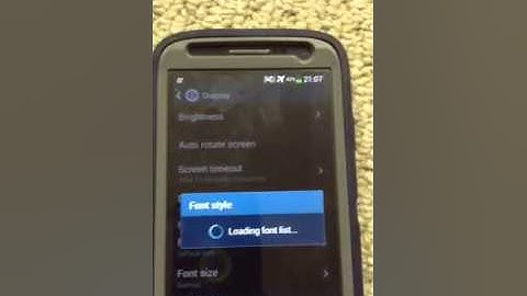 How to change font on samsung galaxy s4