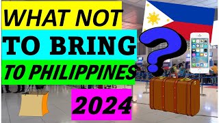WHAT NOT TO BRING TO PHILIPPINES IN 2024 screenshot 5