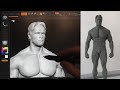 Arnold schwarzenegger modeling in zbrush  creating a realistic figurine for a 3d printer