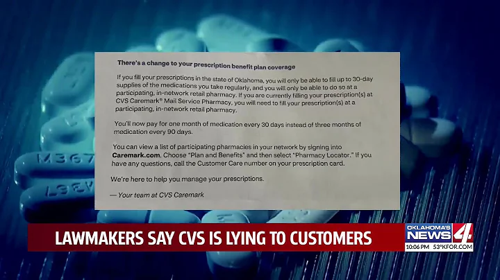 Oklahoma lawmakers claim CVS is ‘intentionally lying’ over prescription refill policies