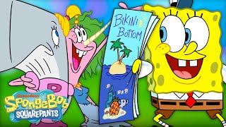 Narlene and Pearl Explore Bikini Bottom! | Full Scene 'Upturn Girls' | SpongeBob