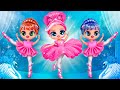 Ballerina Growing Up! 30 LOL OMG DIYs