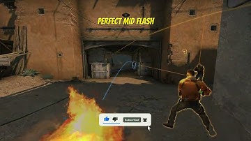 [CSGO] PERFECT MID FLASH ON DUST 2