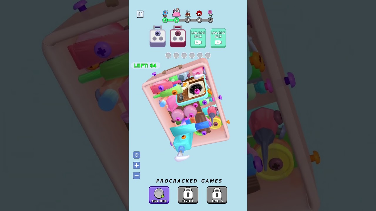 Screw Master 3d Pin Puzzle level 2 Part 2