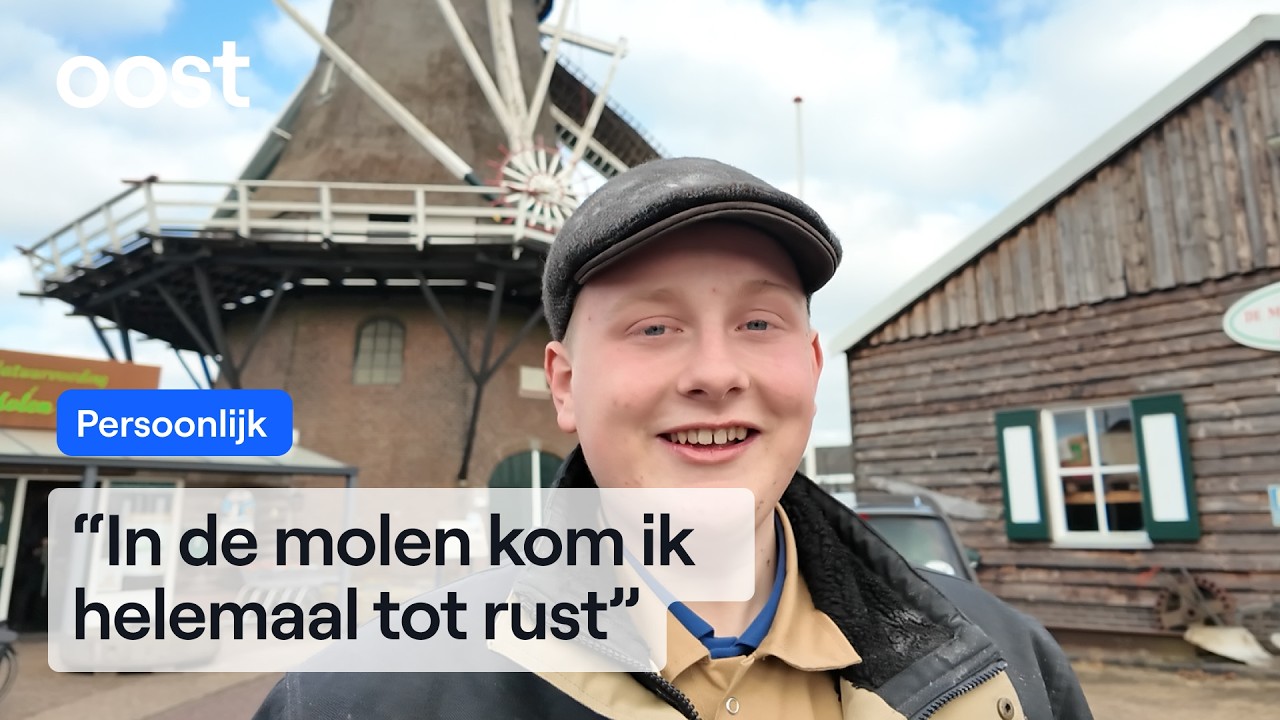 Droom komt uit: Nathan (15) is de jongste molenaar van Twente | RTV Oost