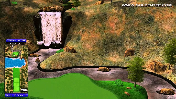 Golden Tee Great Shot on Timber Bay!